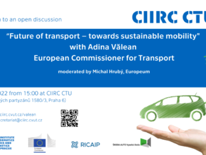 “Future of transport – towards sustainable mobility with Adina Vălean, European Commissioner for Transport