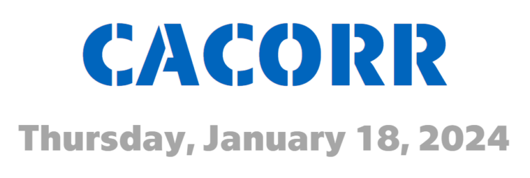 CACORR 2024 CACORR 2024