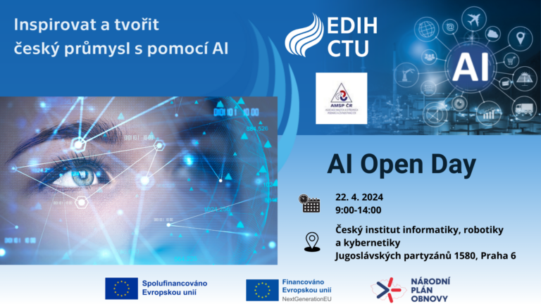 Interaktivní workshop AI OPEN DAY – EDIH