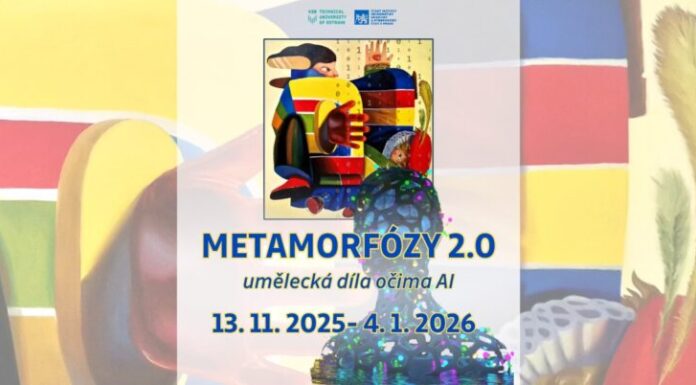 Pozvánka na výstavu Metamorfózy umění 2.0 – dialog malby a umělé inteligence na CIIRC