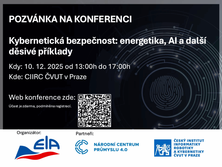 Konference: Kybernetická bezpečnost: energetika, AI a další děsivé příklady